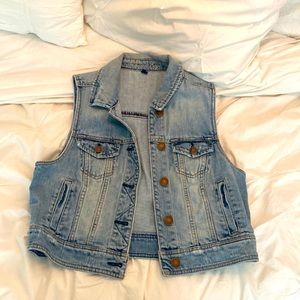 America Eagle Denim Vest